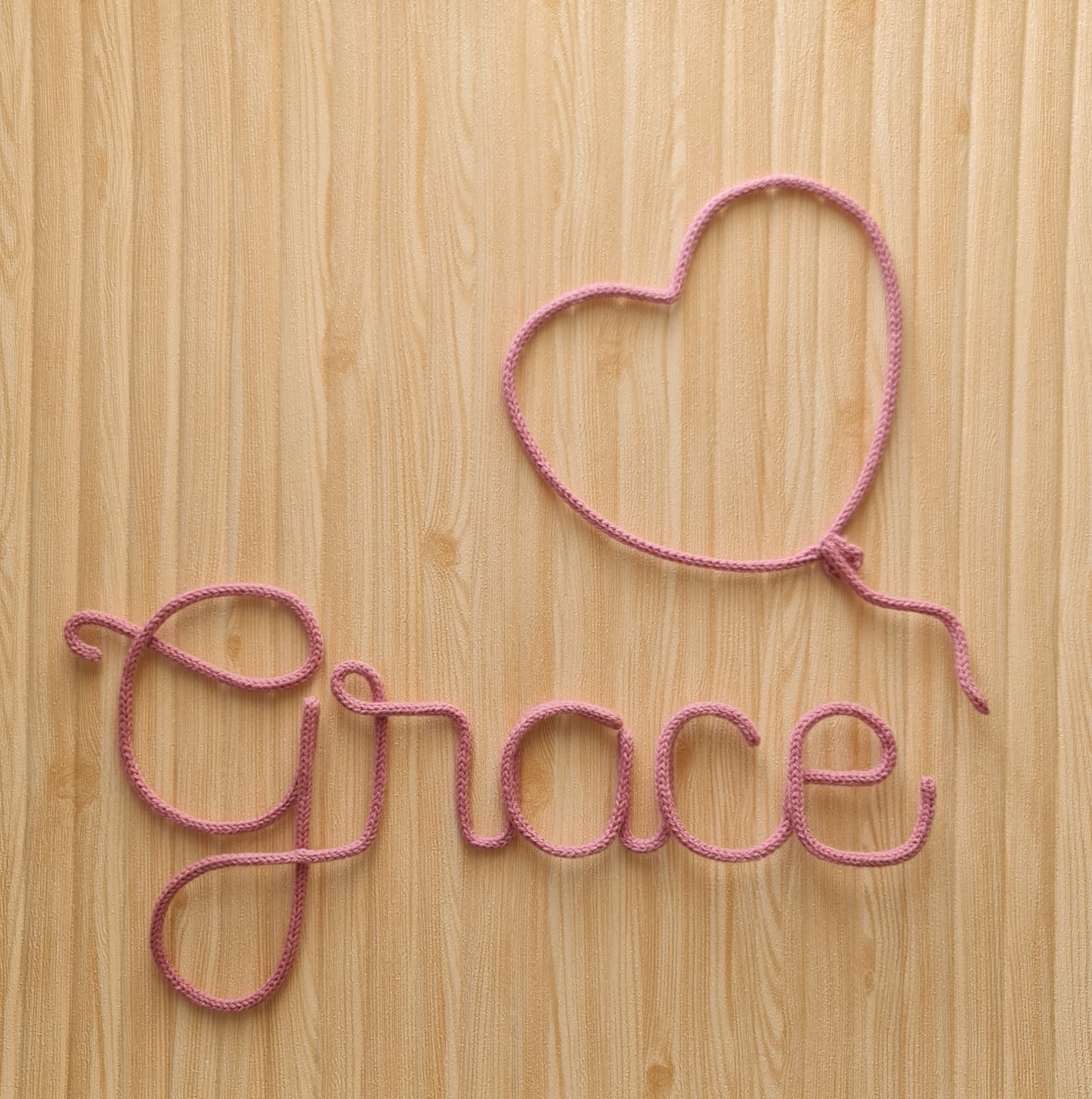 Personalised Knitted Name